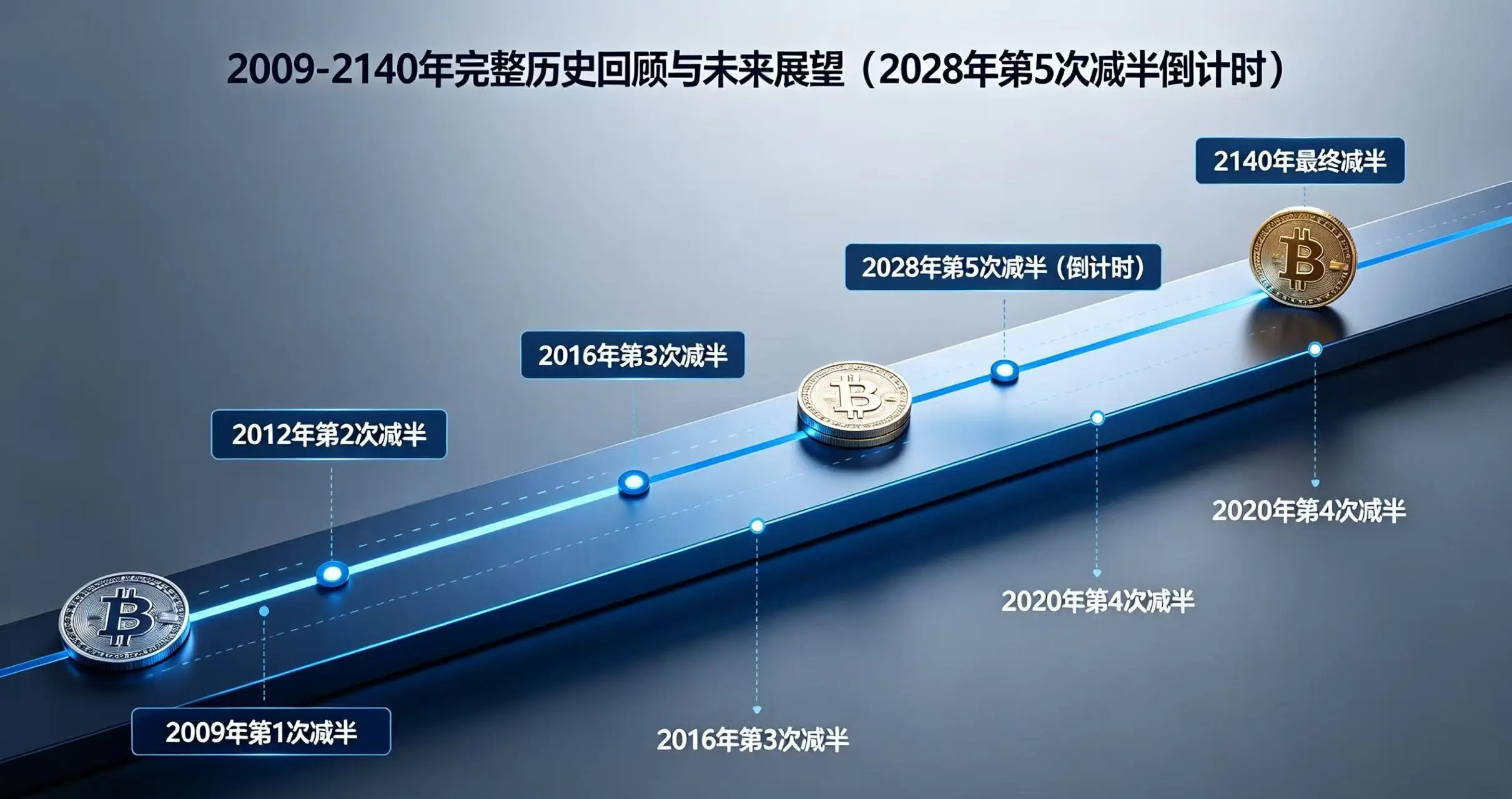 比特币减半时间表：穿越整个货币发行史