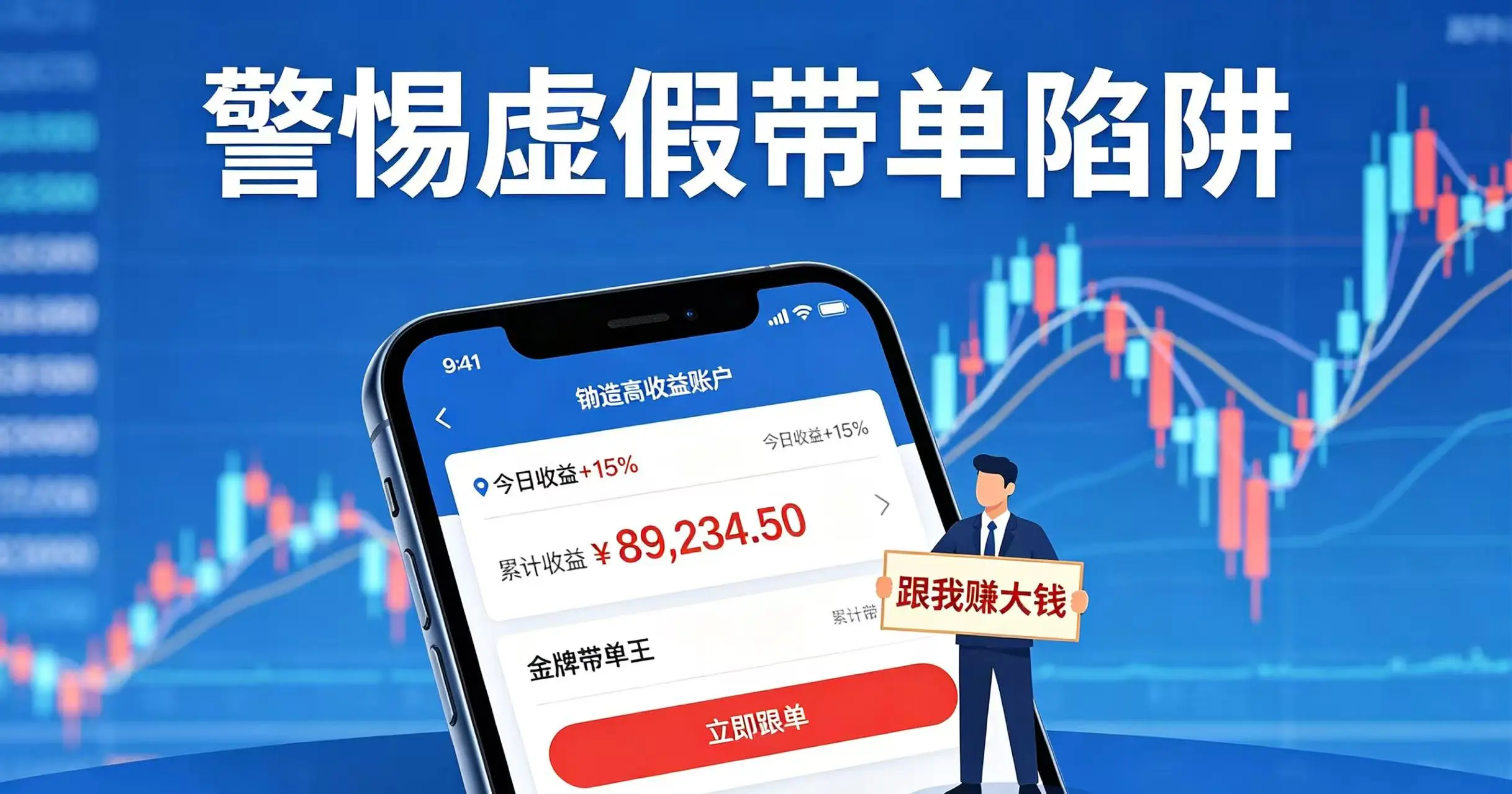 虚假带单人伪造高收益账户页面,吸引用户跟单 虚假带单人伪造高收益账户页面,吸引用户跟单