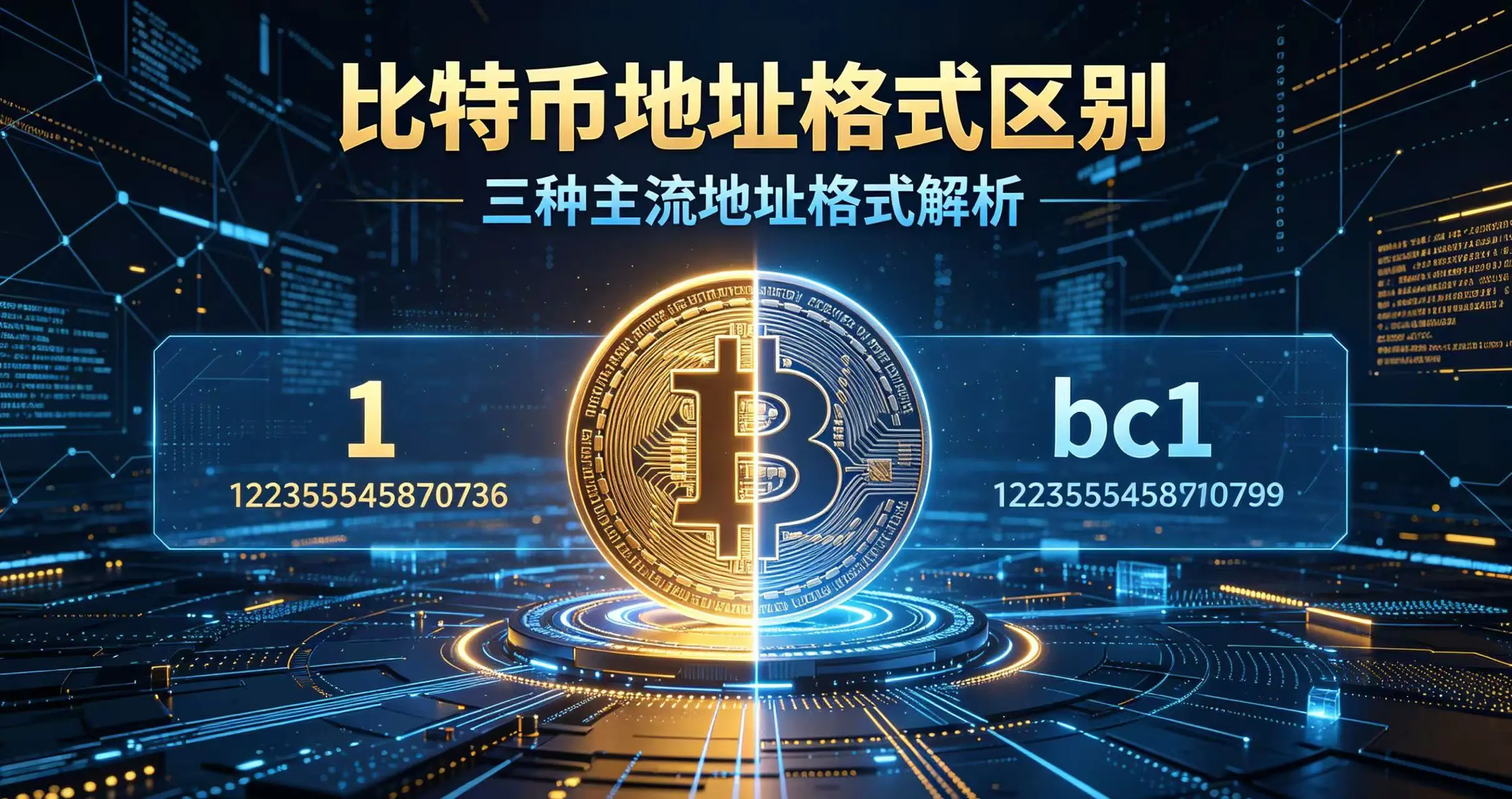 比特币地址1、3、bc1开头有什么区别？