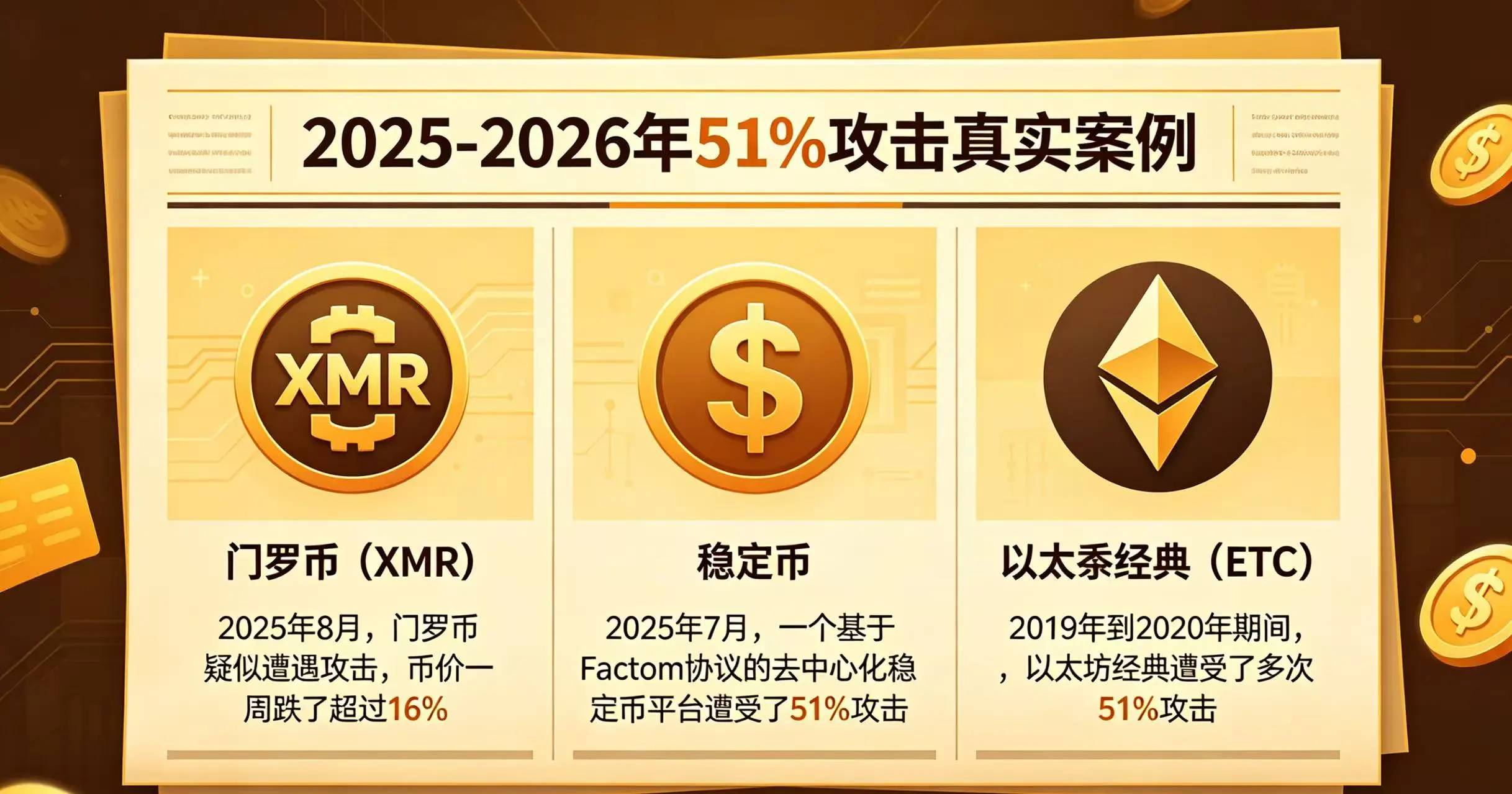 51% 攻击真实案例新闻图