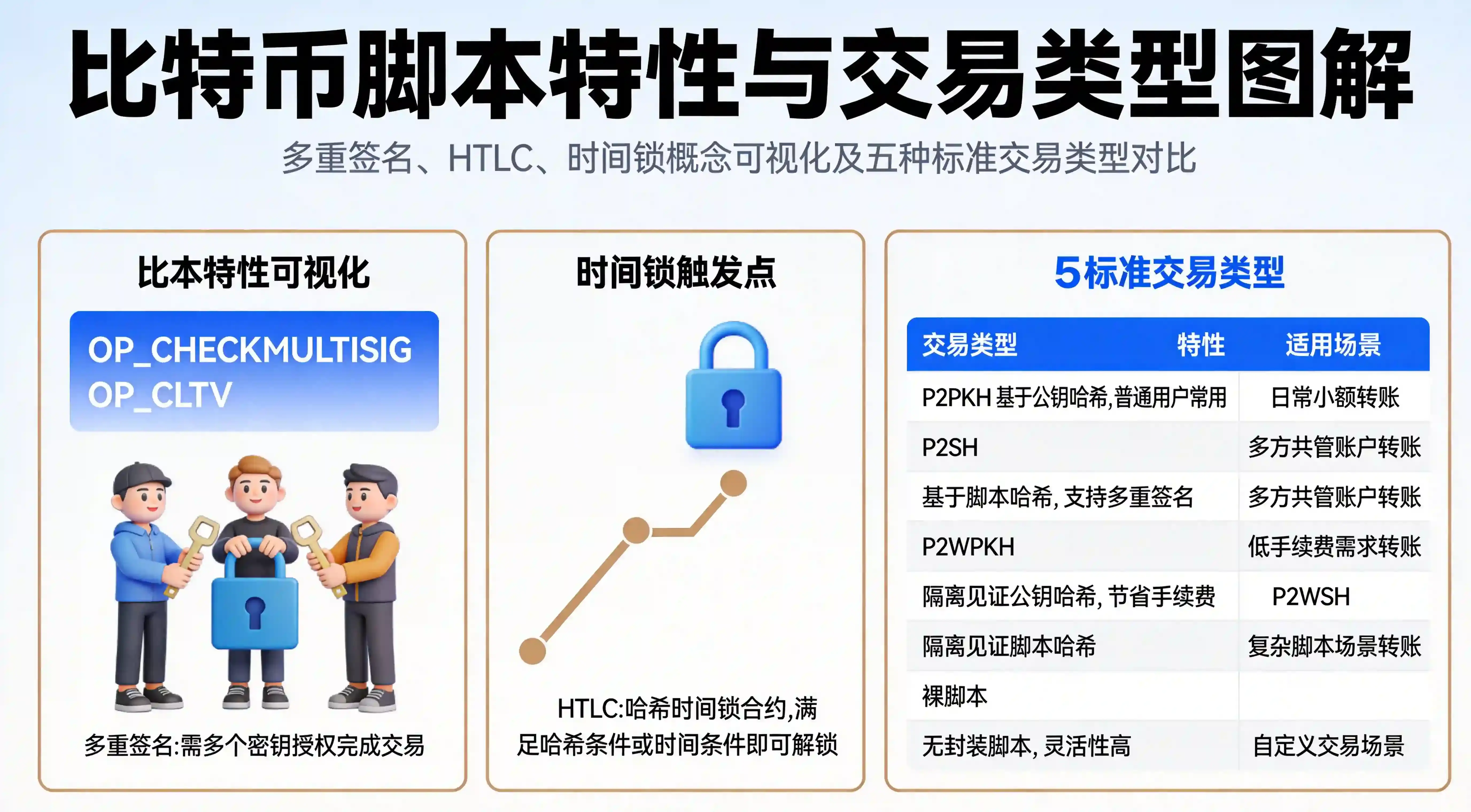 脚本功能与交易类型