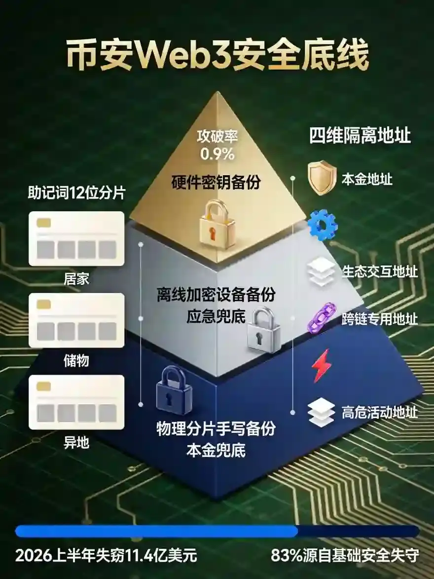Web3钱包安全底线：助记词冷备份、授权监控与隔离资金的必守法则