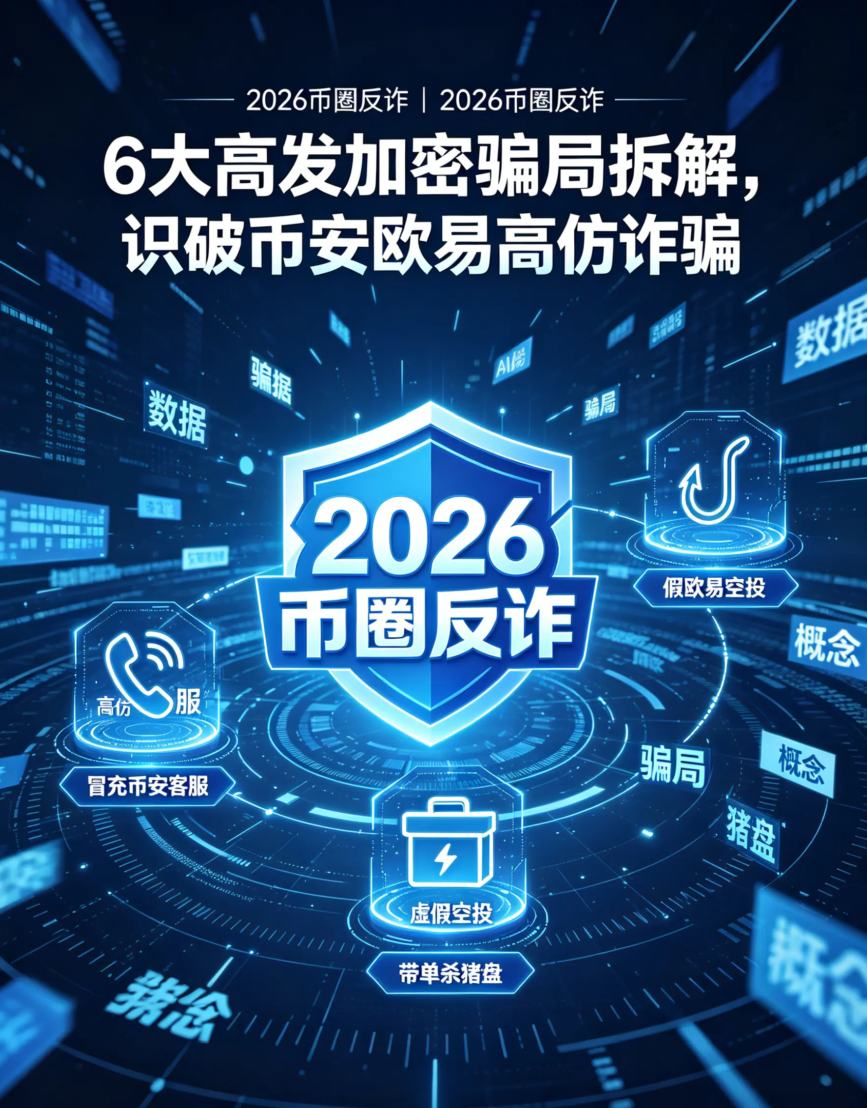 冒充比安客服、假欧亿空投与带单杀猪盘：2026年最猖獗的6种加密骗局全拆解