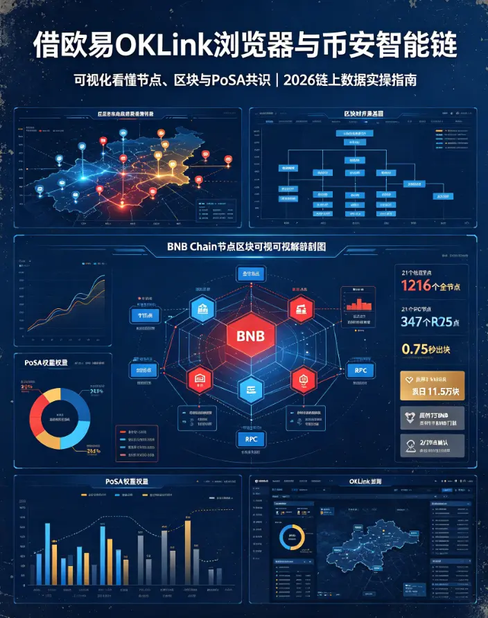 借欧亿OKLink浏览器与比安智能链，可视化看懂节点、区块与共识