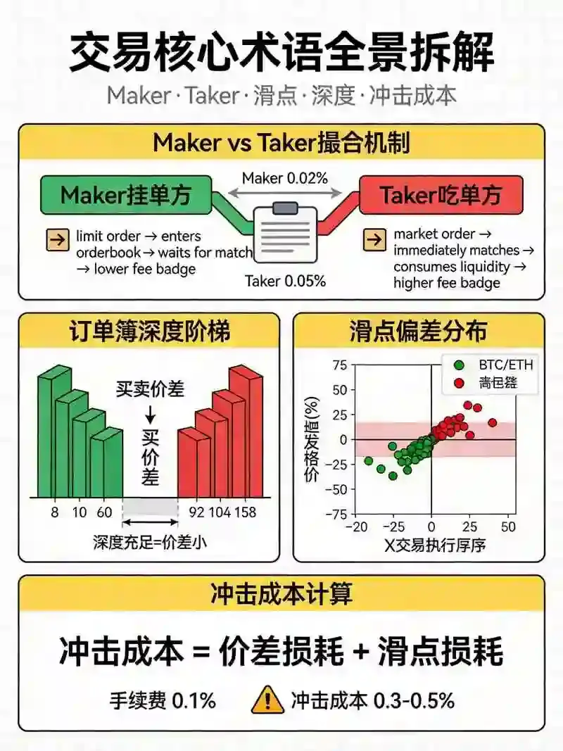 Maker、Taker、滑点、深度：刚注册比安，一定要先搞懂的10个交易核心黑话