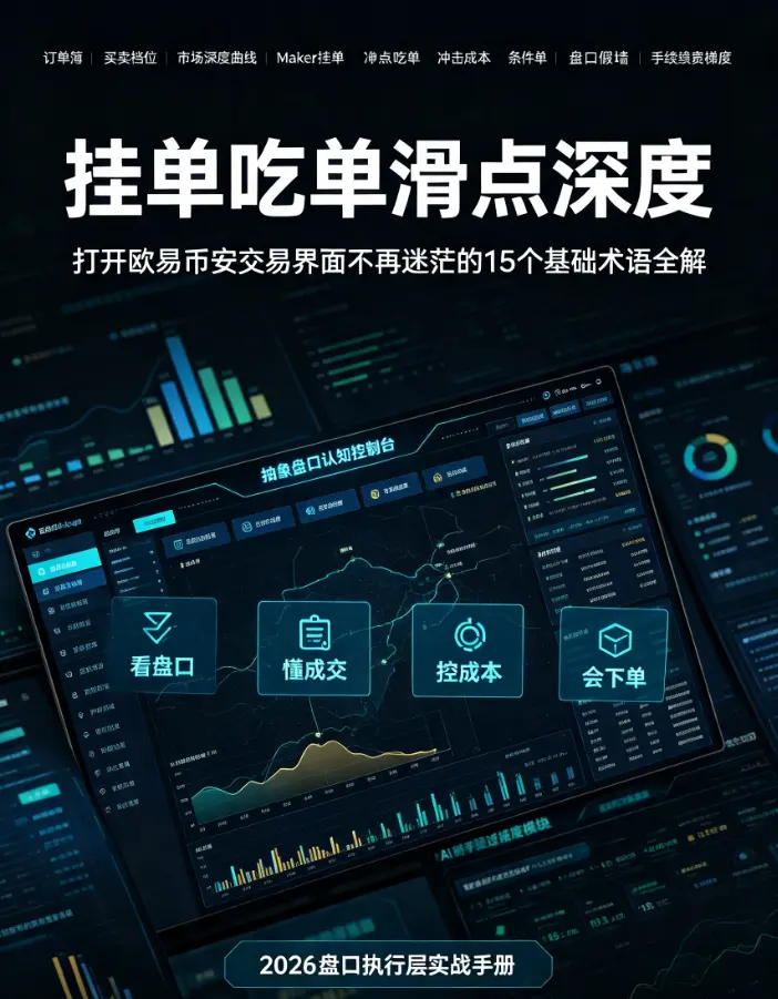 挂单、吃单、滑点、深度——打开交易所交易界面不再迷茫的15个基础术语全解